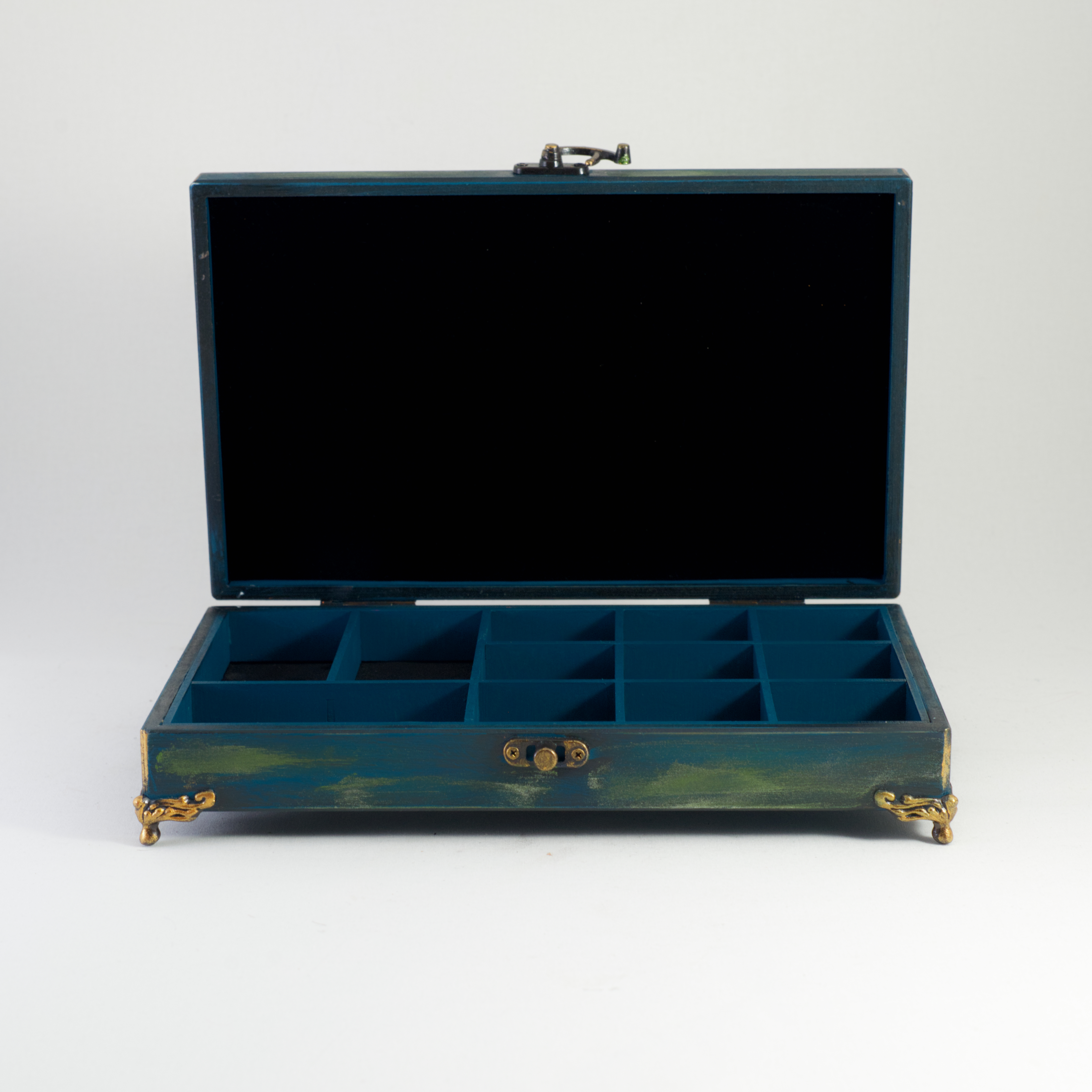 Aztek ve Kabile Motifli Takı Kutusu