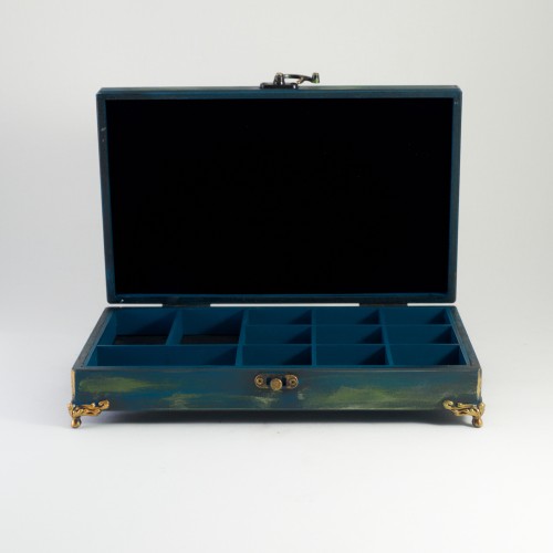 Aztek ve Kabile Motifli Takı Kutusu