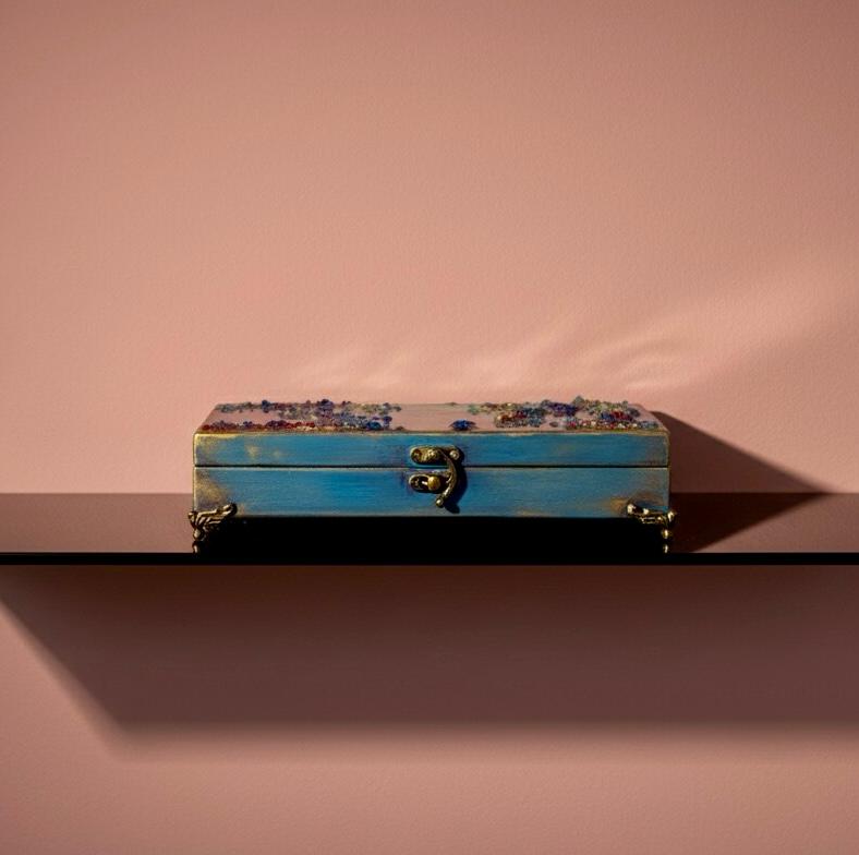 Aurora Epoksi Takı Kutusu